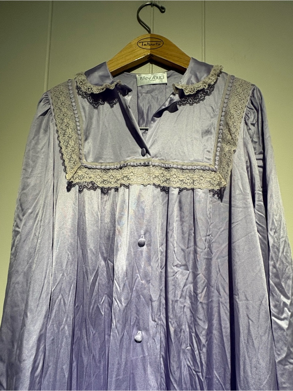 San Sochi lavender purple maxi nightgown medium
